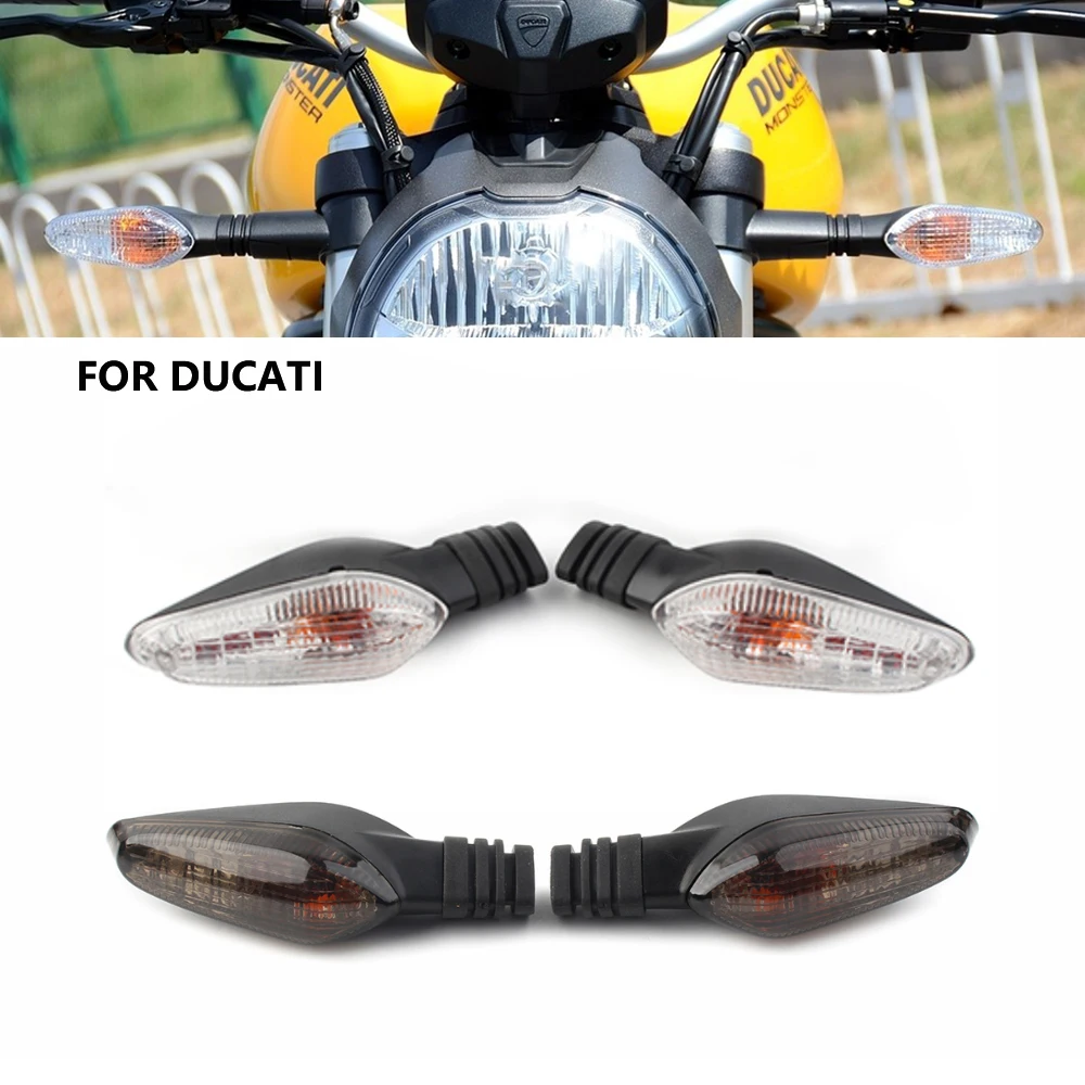 

Turn Signal Indicator Light For DUCATI Monster 695 696 796 821 1100/S/EVO 1200 Motorcycle Accessories Front/Rear Blinker Lamp