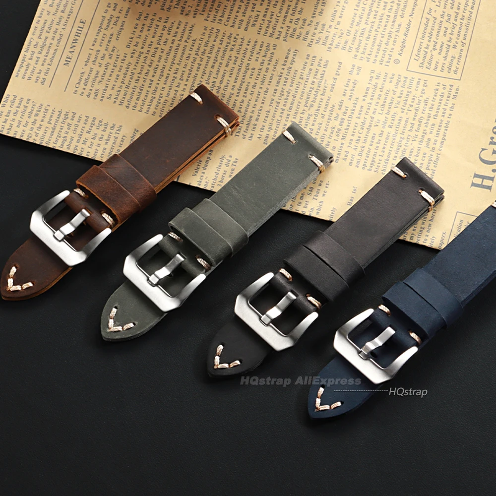 Vintage Leather Strap - Classic Business Band