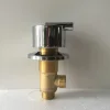 Solid Brass Chrome Finish Bathtub Hot & Cold Water Control Valve Faucet Bath Shower Mixer Bathtub 3 Piece Set Switch Valves 5