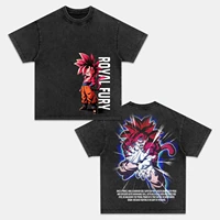 Dragon Ball Inspired Goku Washed Oversized T-Shirt - Image 4