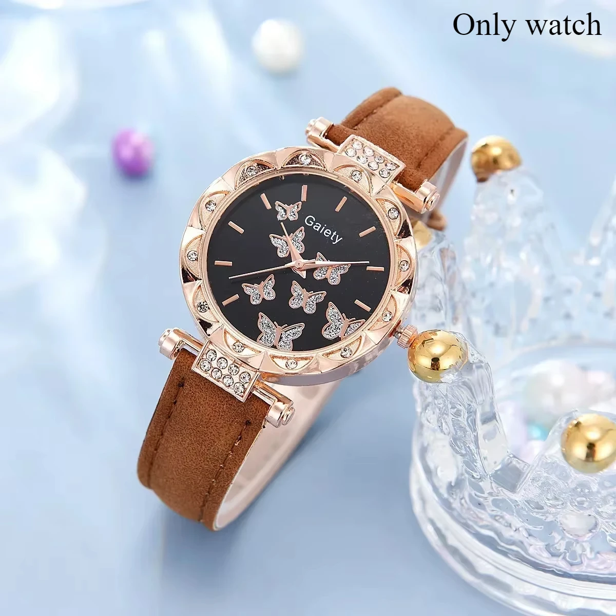 Brown watch only