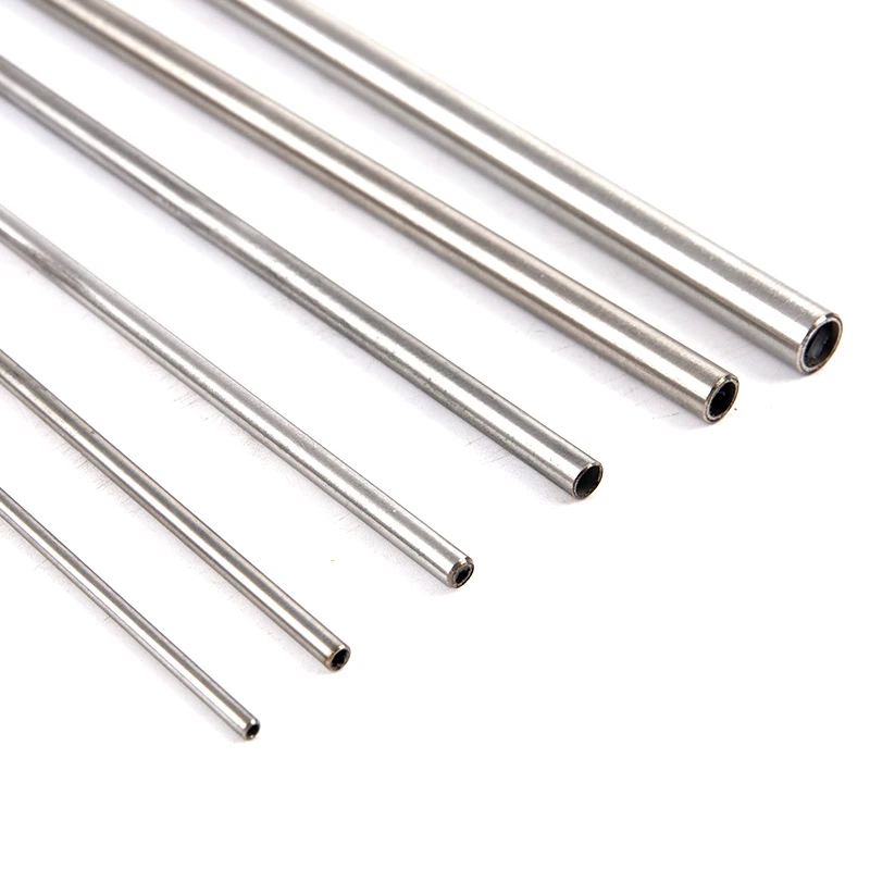 Stainless Steel Tube Silver Round 304 250mm Hollow Circular OD 3/4/5/6/8/10mm ID 2/3/5/6/8mm