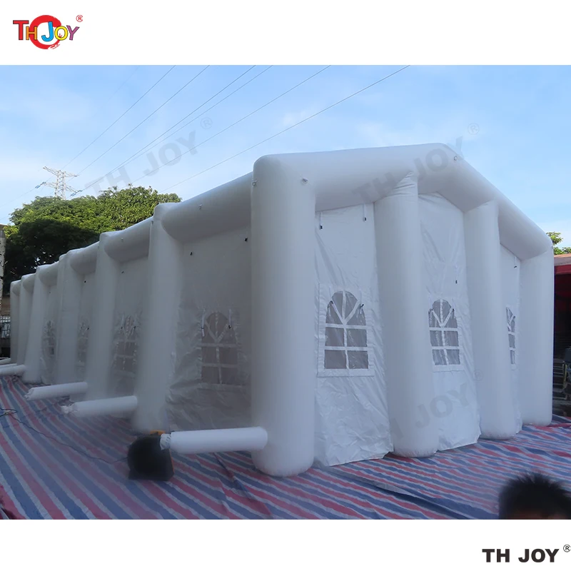 free sea shipping/cnf terms,20x10x5mH constant pvc giant inflatable wedding party tent,inflatable marquee event tent 5