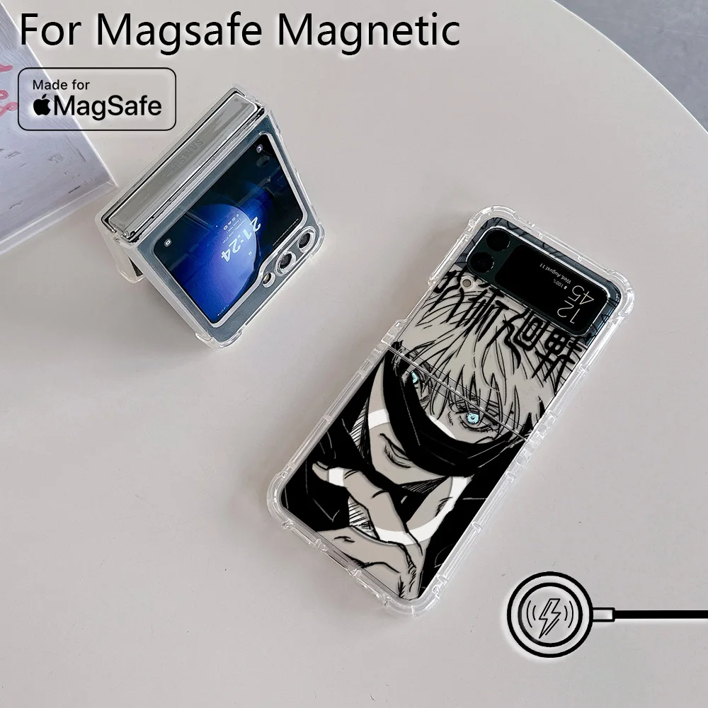 Jujutsu Kaisen Magnetic Transparent Phone Case - Soft Back Cover