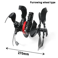 Lawn Mower Grass Trimmer Accessory with Interchangeable Blades Soil Loosening/Trenching/Weeding Wheel Optional 2