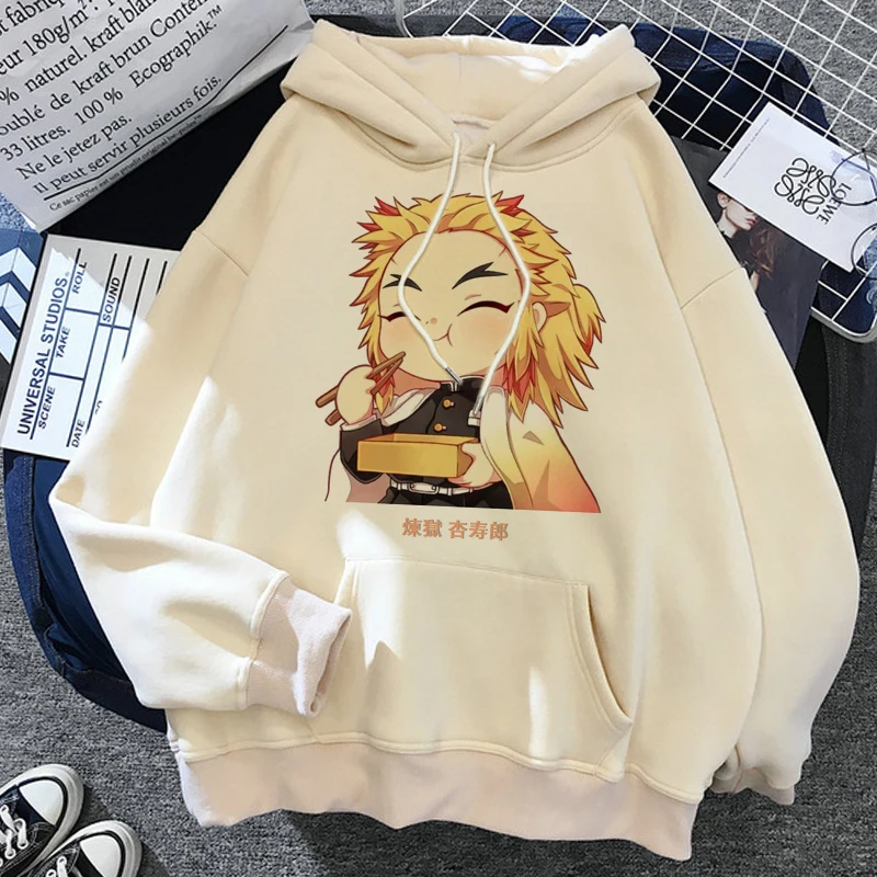 Demon Slayer Sudaderas Con Estampado De Anime Sudadera De Kyojuro