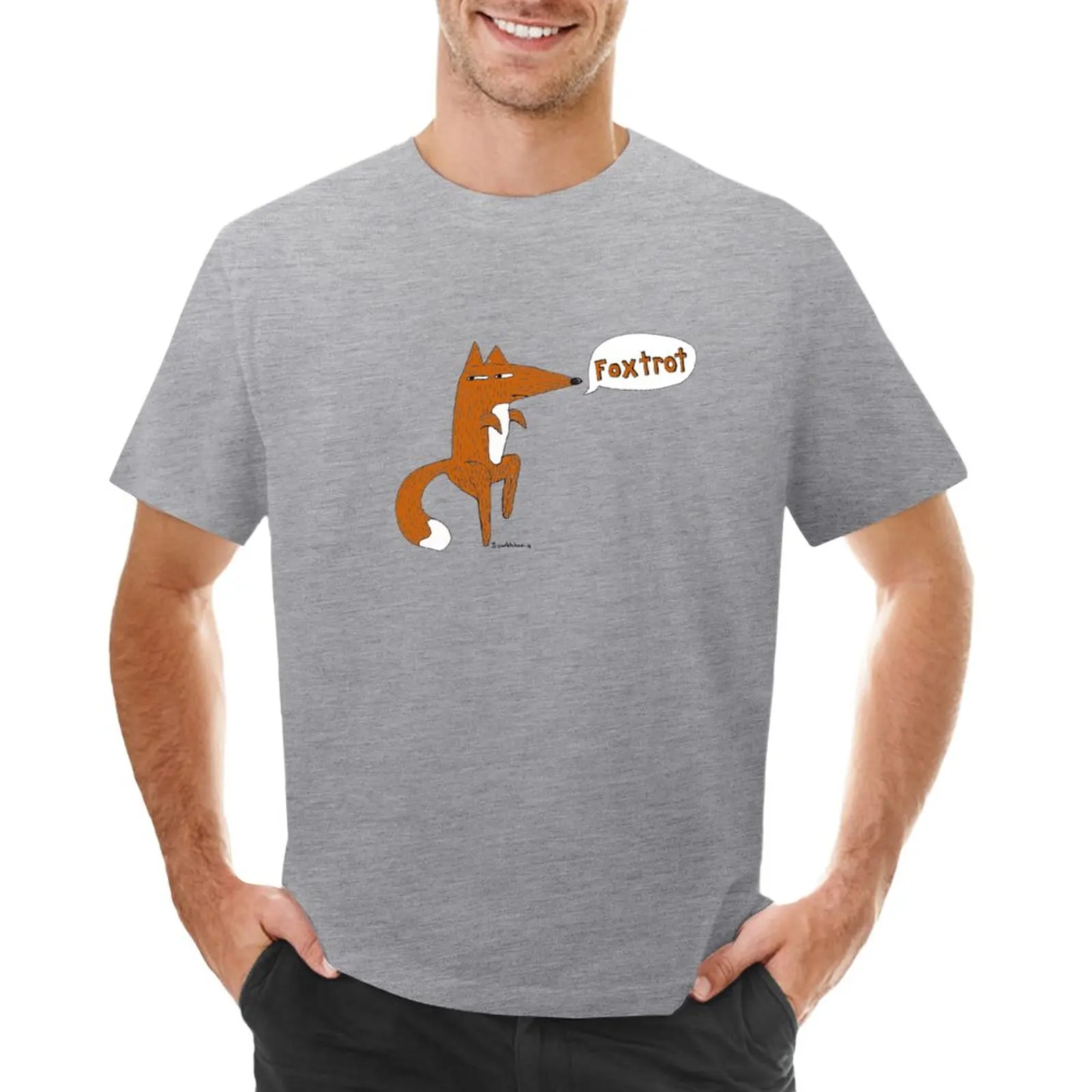 

foxtrot T-Shirt anime clothes animal prinfor boys quick drying blanks mens t shirts casual stylish