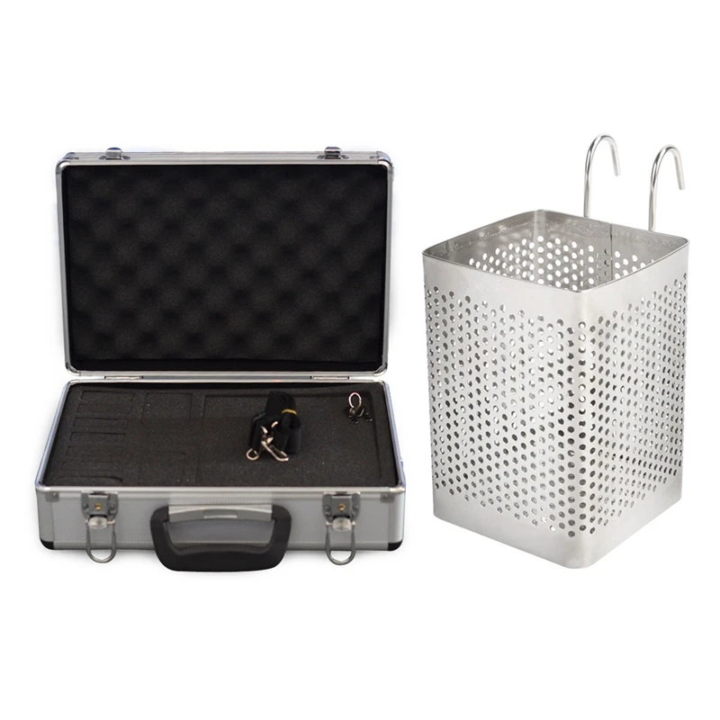 Promotion! Kitchen Utensils Chopsticks Perforated Holder Box With Hook Universal Transmitter Aluminum Bag Case |