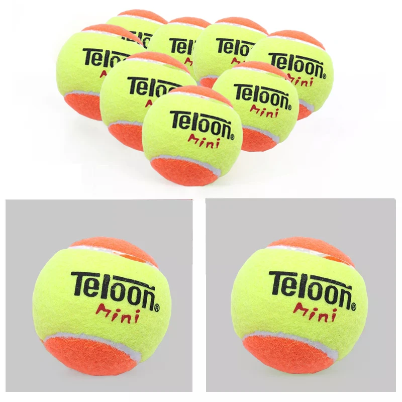 Teloon Orange Beach Tennis Balls with Carry Bag 3 5 12 20 Pack Padel