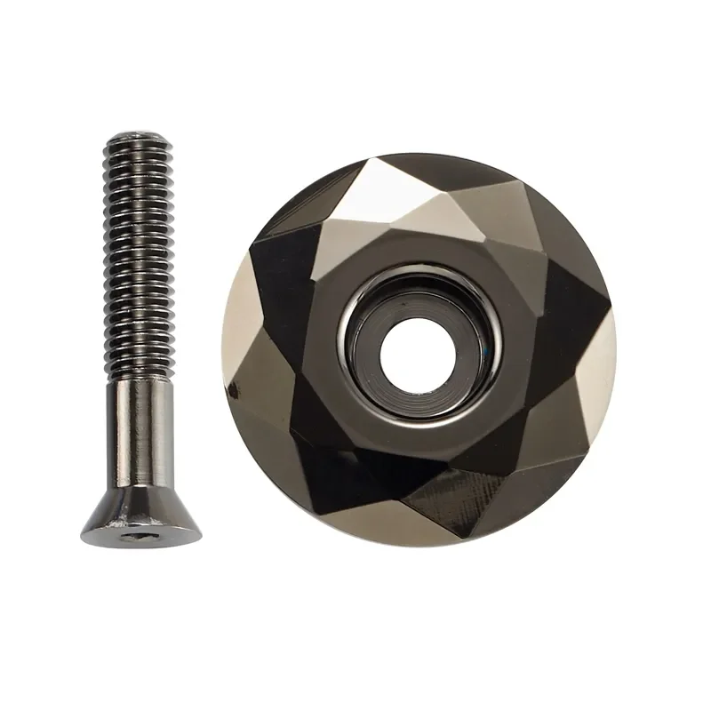 Krsec Mtb Stem Cap Bike Steering Box Cover Top Titanium Ultralight Bicycle Power Headset Cap Handlebar Table Topcap bike stem cap bicycle head cap