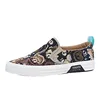 Men's Canvas Shoes Fashion Bear Printing Breathable Board Shoes Korean Version Soft Sole Lightweight Slip on Flat Casual Shoes 6