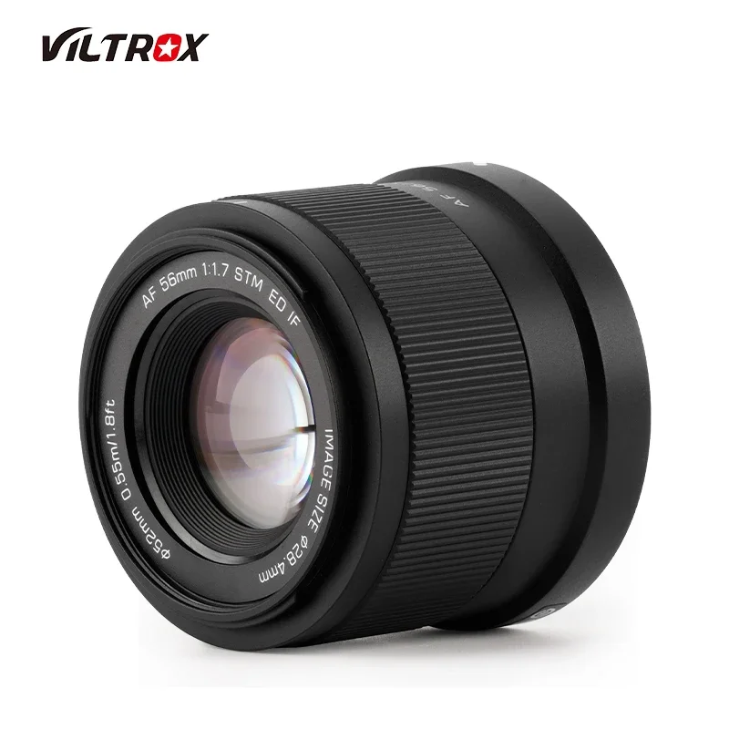 Nuovo Obiettivo Per Fotocamera Viltrox 56Mm F1.7 Obiettivo Automatico Ultraleggero Per Obiettivo Principale Per Fotocamera Dslr Miniaturizzata Fujifil