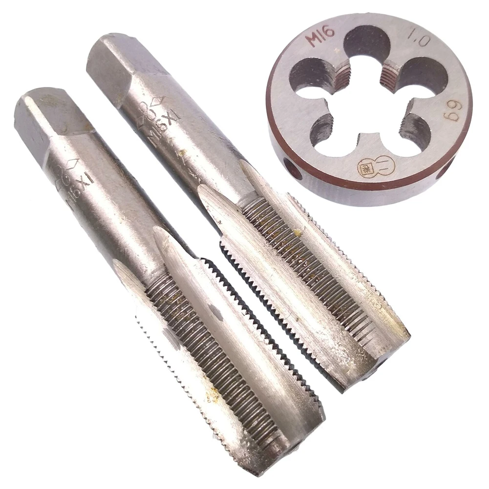 Description Picture 5 of itemTap & Die Set HSS M16x1mm Taper & Plug Tap & M16 X 1mm Die Metric Thread Right Hand HSS Screw Tap Drill Bit Set Hand Tools