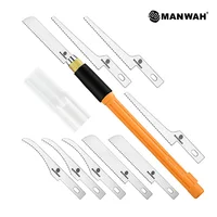 Model Craft Tools Mini Hand Saw Hobby DIY Saw Hacksaw Tool Kit With 3 Pieces Craft Blades For Hand Cutting 1