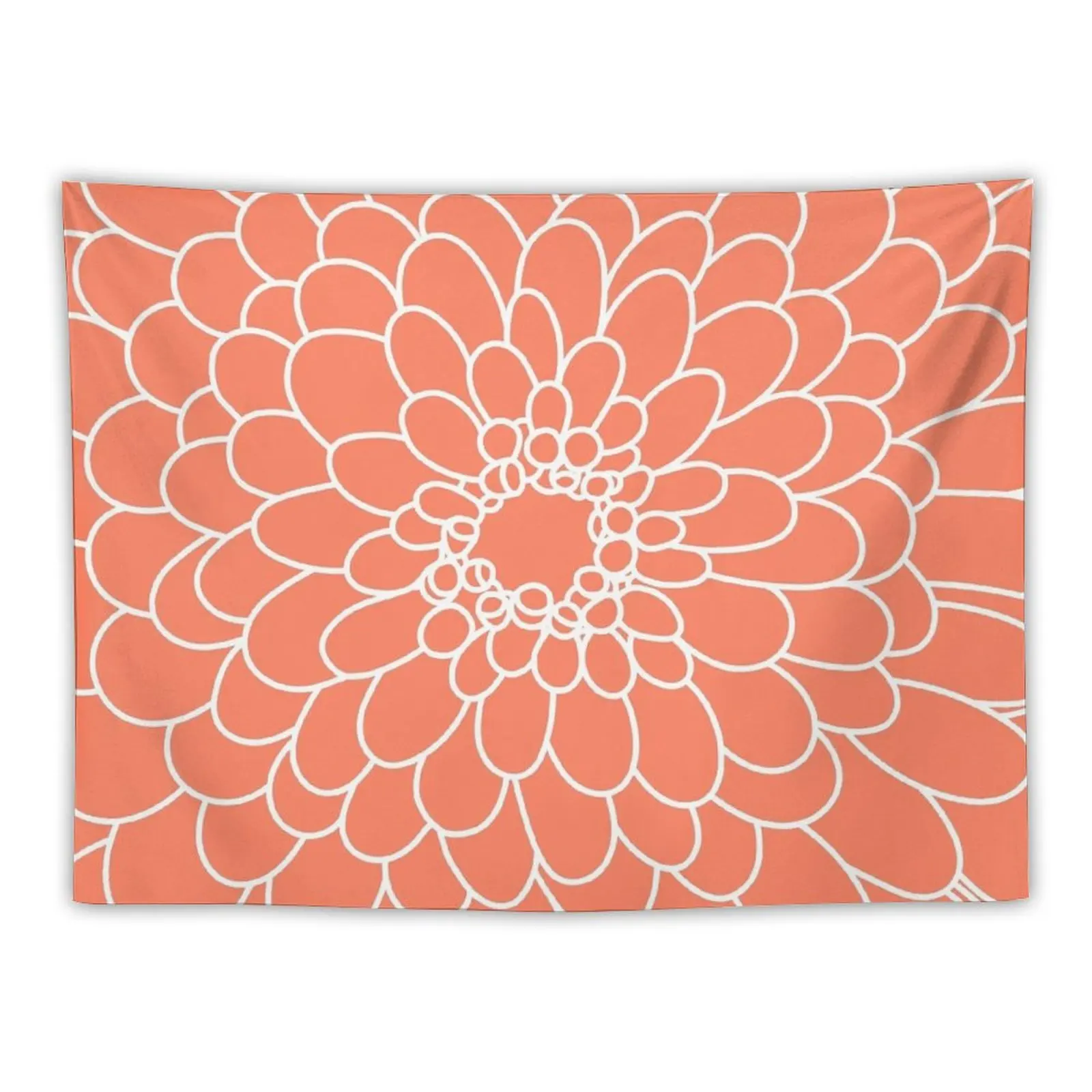 

Coral Chrysanth Tapestry Bedroom Decor Wall Decoration Items