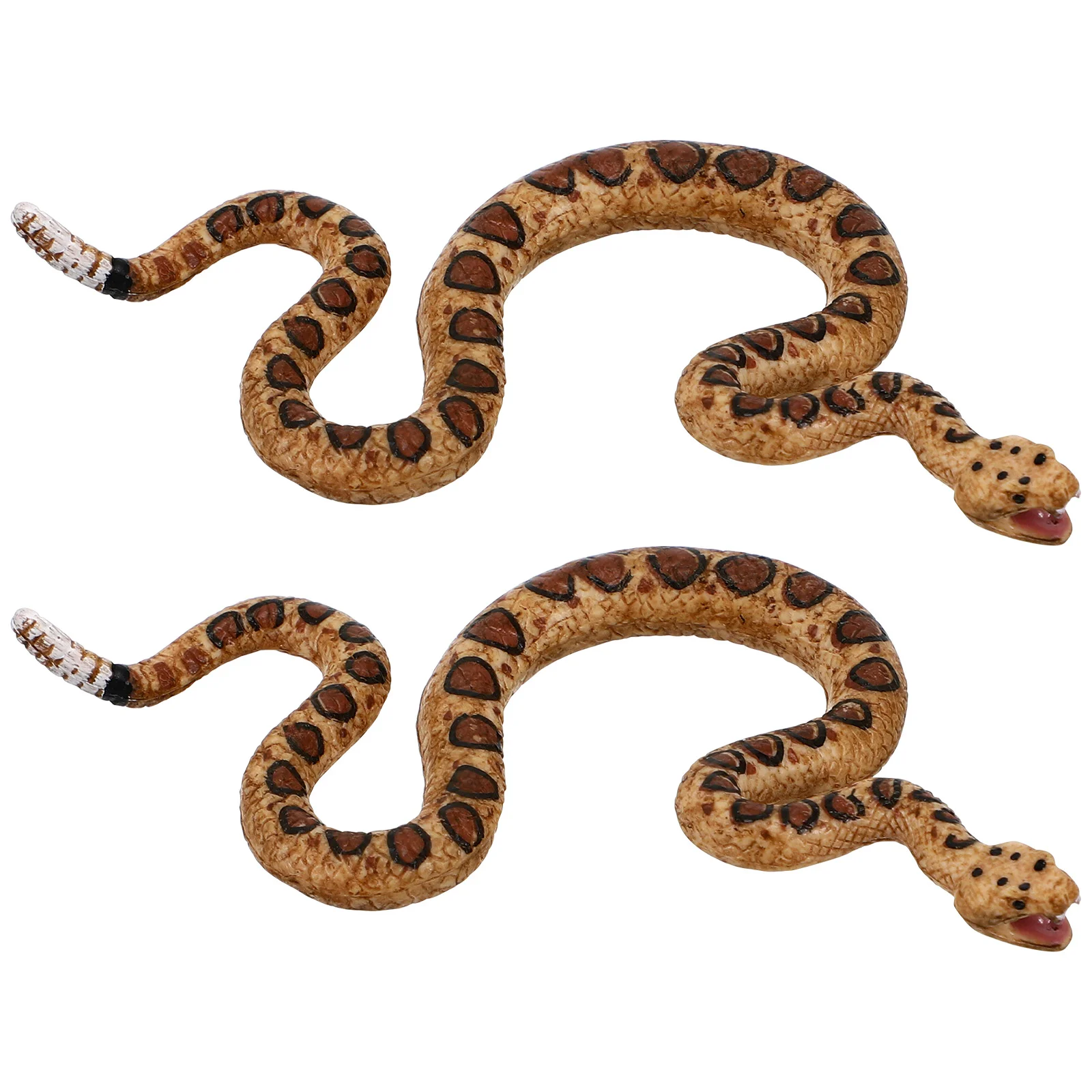 

2 Pcs Remote Control Snake Toy Festival Cosplay Props Crawl Childrens Toys Tricky Bird