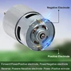 755 DC Motor For Weed Trimmer 21V Grass Cutter Motor With Long Shaft For Efficient Weed Cutting And Trimming 4