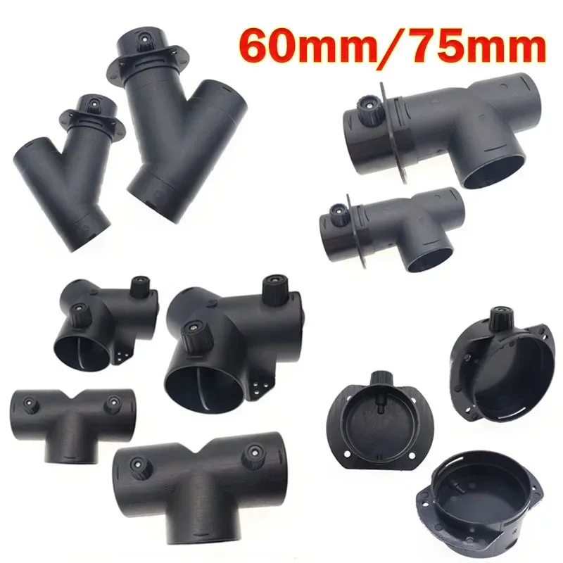 エアヒーターヒーターは、バルブフラップ、t分岐スプリッター、lエルボーパイプ、車、トラック、キャンパー用コネクタ、75mm - AliExpress 車用排気管 60 ミリメートル 75 ミリメートルバルブフラップ調整可能なエアディーゼルヒーターベントダクト分岐スプリッター排気管出