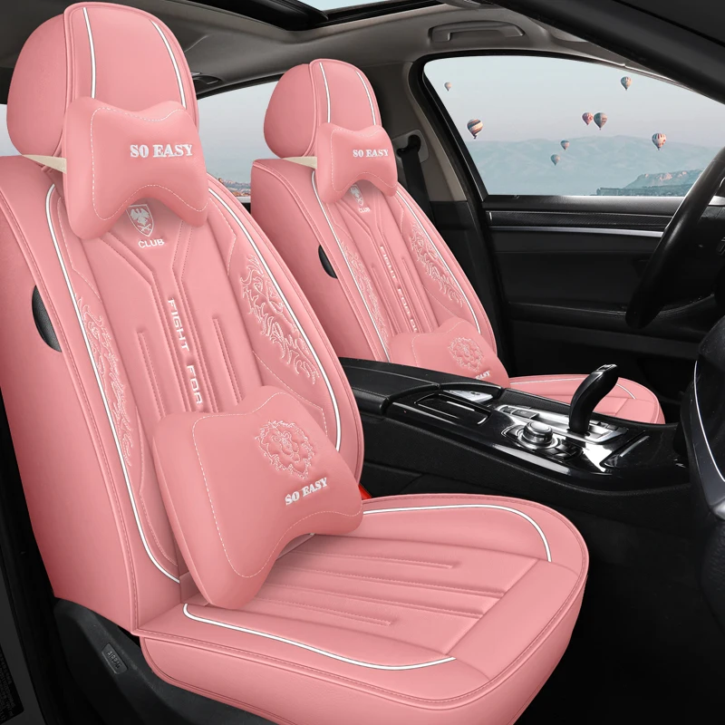 

A Set of High Quality Leather Car Seat Covers For KIA Sportage Optima Rio Niro Soul Ceed Cerato Forte Spectra Auto Protector
