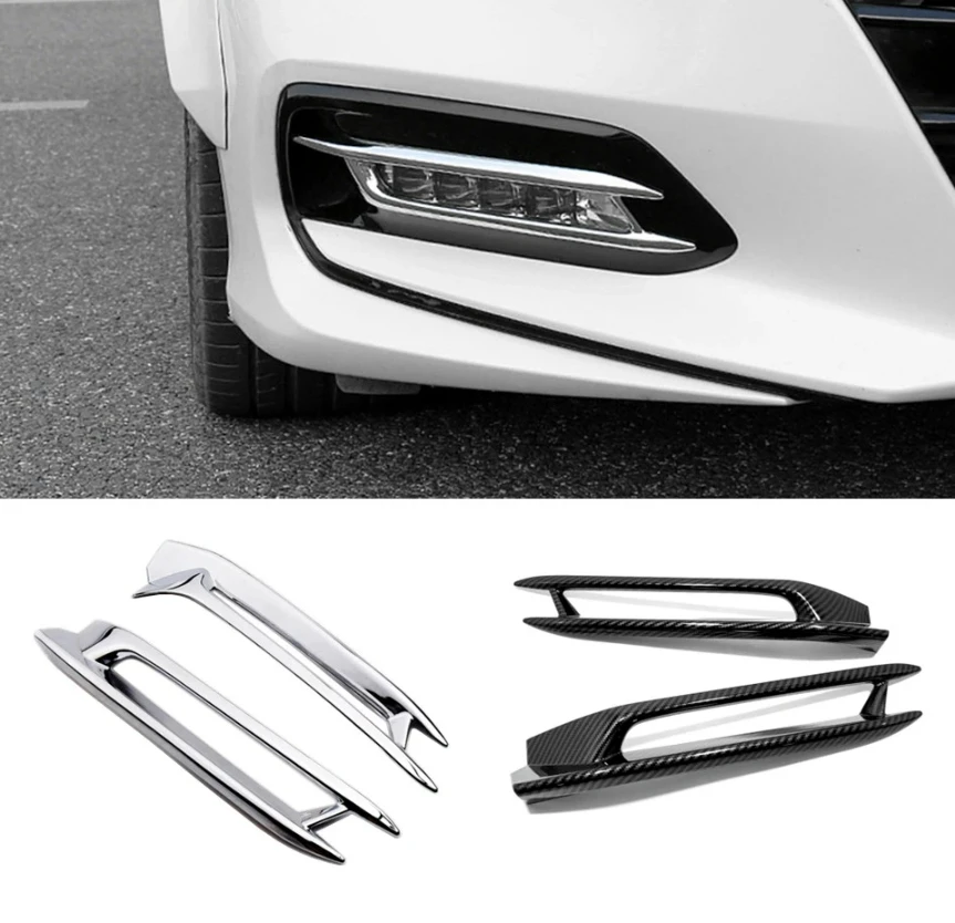 

Передняя противотуманная фара автомобиля, полоса, противотуманная фара, Крышка корпуса, яркая полоса, аксессуары, модифицированные для Honda Accord 10th 2018-2022