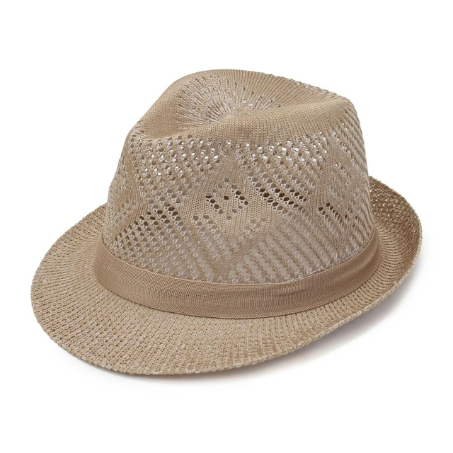 Mens Straw Hats Sun Protection  Summer Hollow Straw Hats Men