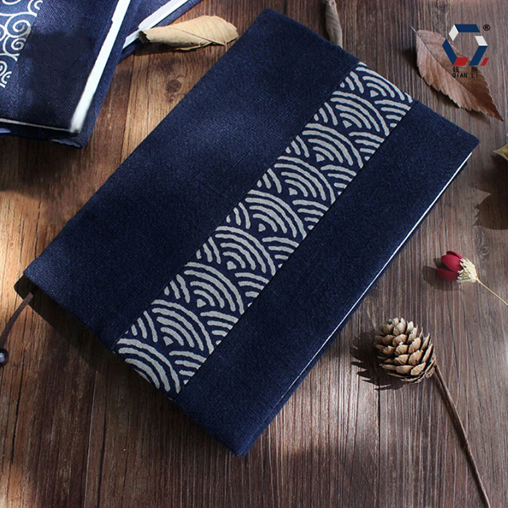 

Сращенная гофрированная ткань ручной работы A5 Обложка для книг Блокнот из ткани декоративный Декор