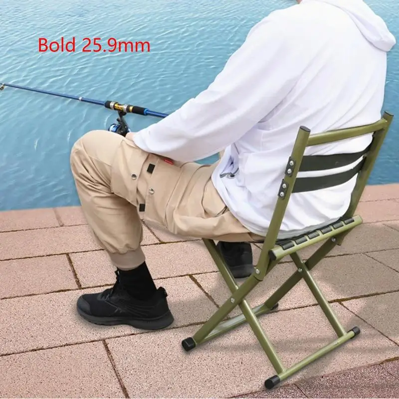 

Регулируемое металлическое складное рыболовное сиденье, легкое рыболовное сиденье, стул для патио, складная уличная мебель для патио, кемпинг