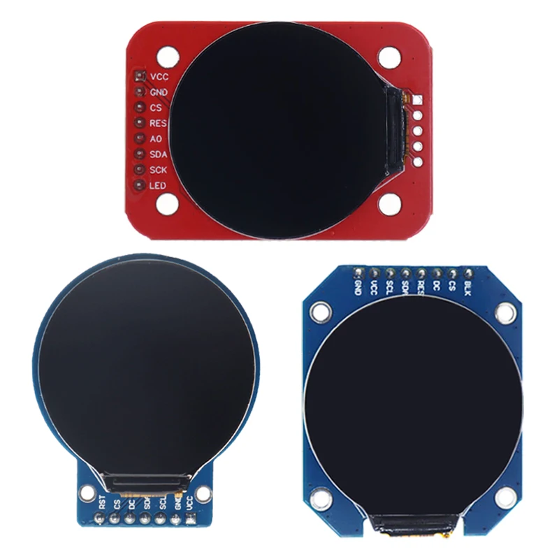 TFT Display 1.28 Inch TFT LCD Display Module Round RGB 240*240 GC9A01 Driver 4 Wire SPI Interface 240x240 PCB  For Arduino