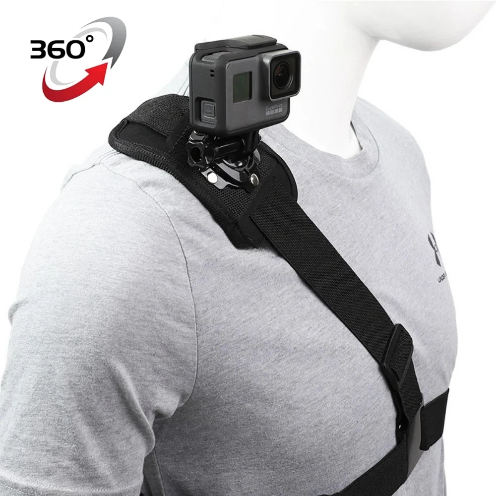 Sangle d'épaule pour GoPro Hero 13-3, Noir, Réglable