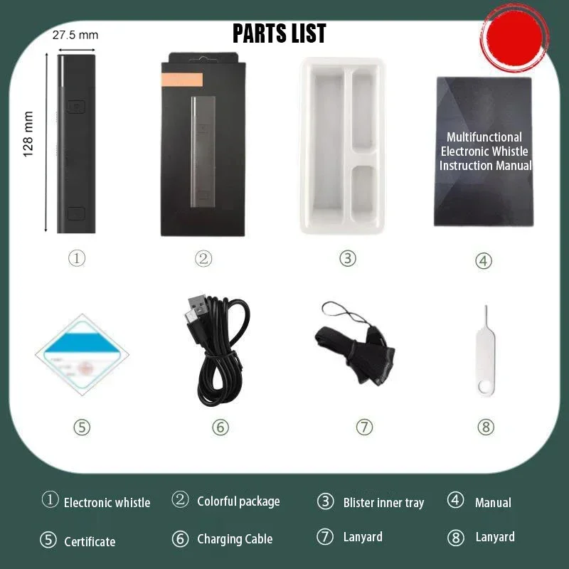 Multifunctional Electronic Whistle Rechargeable PE Teacher Football Coach Referee Whistle Flashlight Supply Training Equipment sport whistle sports whistle soccer whistle metal whistle electronic whistle