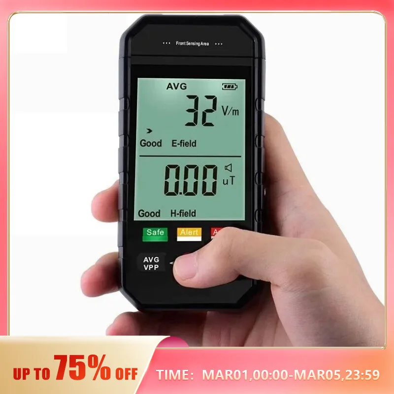 Et925 Tester Di Radiazioni Elettromagnetiche Portatile Misuratore Emf Elettrodomestici Rilevatori Di Radiazioni Elettromagnetiche Mobili