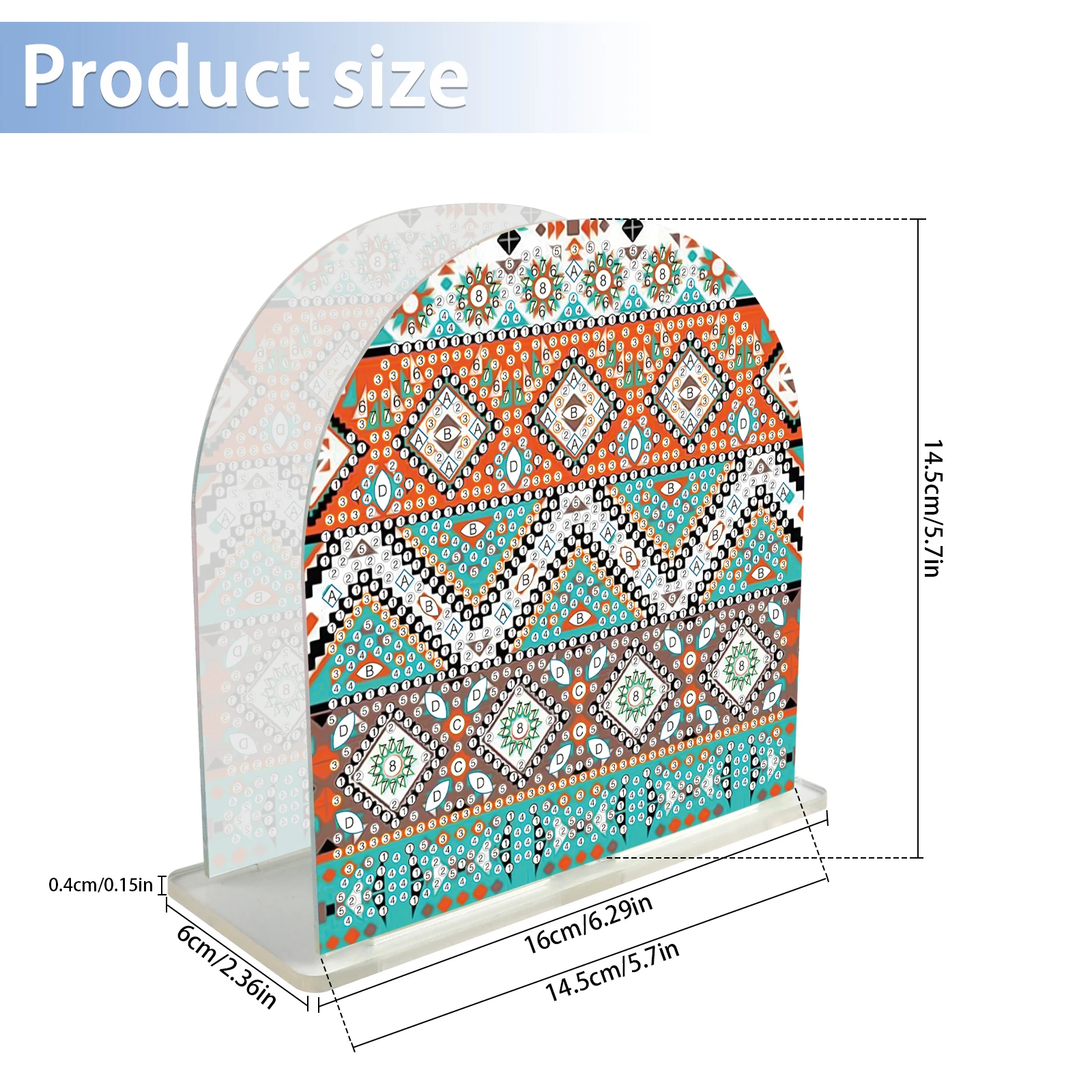 Diamond Art Painting set paper towel rack DIY Simple pattern 5D shaped crystal Diamond partial art painting production