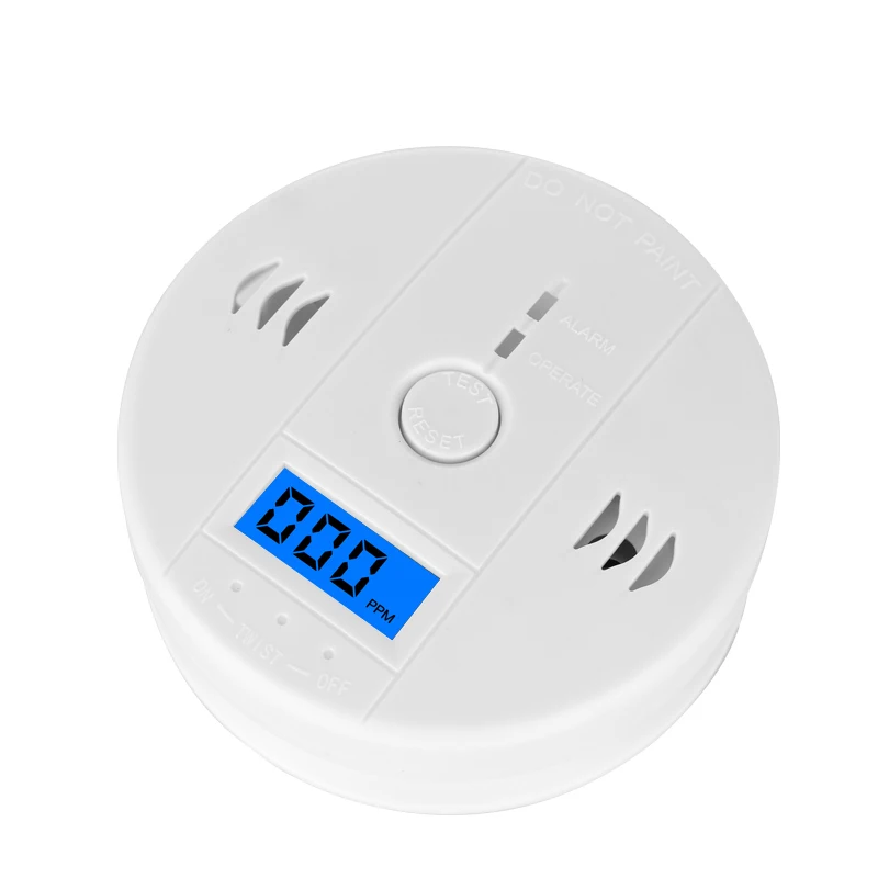 home alarm key pad LCD Photoelectric Independent CO Gas Sensor Carbon Monoxide Poisoning Alarm Detector Home Safety 85dB Warning High Sensitivity emergency call button for elderly Alarms & Sensors