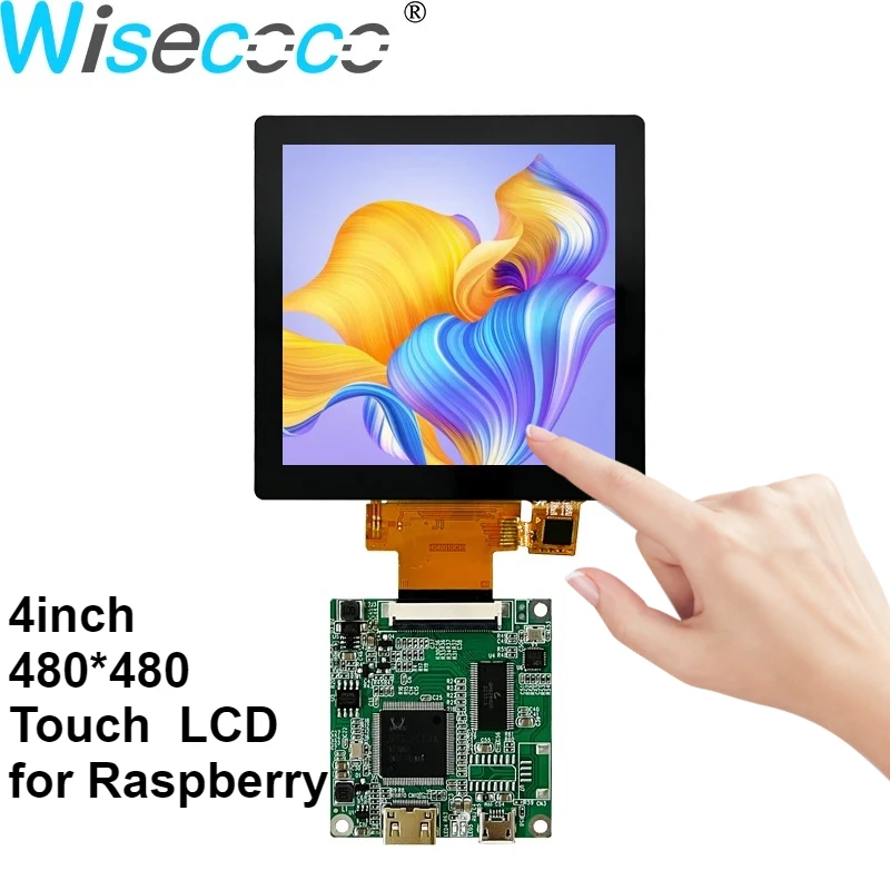 4インチ480*480 IPS LCDスクエアスクリーンSPI RGB 40ピン