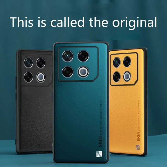 Luxurious Commercial Affairs Leather Sheath Case For Infinix Note 40 Pro Note 12 G96 X670 Spark.jpg