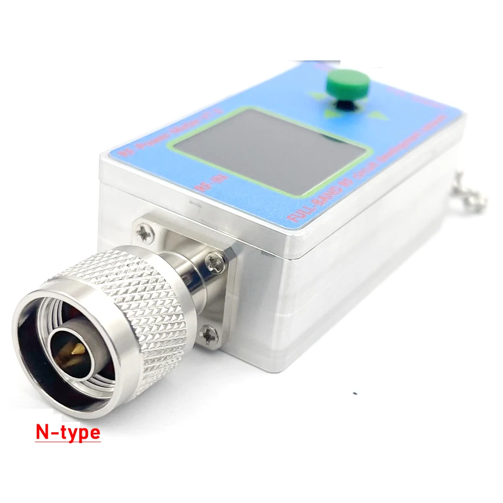 100Khz-10Ghz V7 RF Power Meter N-type Software Serial Communication Data Export Power Detector Attenuator F/ham Radio Amplifier