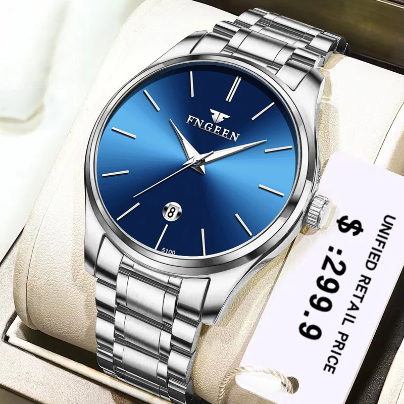 2024-New-Men-Watch-For-Man-Waterproof-Luminous-Date-Week-Stainless ...