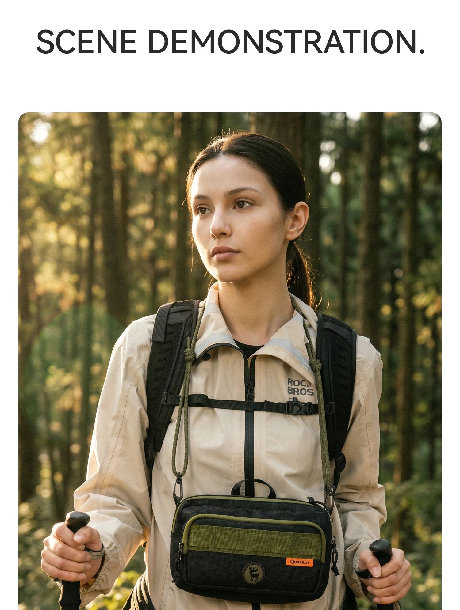 kompakte Wandertasche