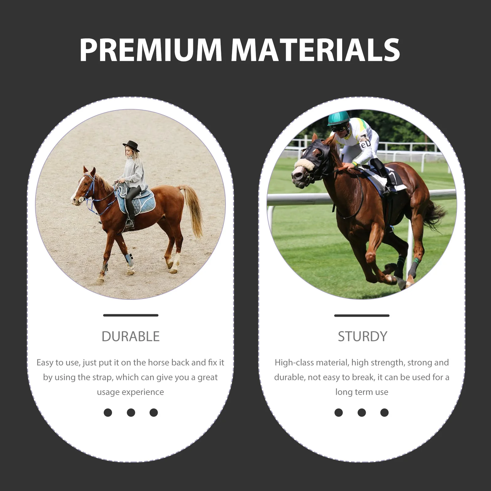 Horse Stables Saddle Pad Pads for Seat Cover Riding Accessories Black Polyester