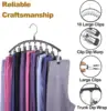 1/2/3PCS  Legging Organizer for Closet, Pants Hangers with10 Clips Holds Space Saving Hanging Closet Organizer 3