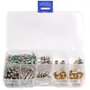 134Pcs Car Air Conditioner Valve Cores Assortment A/C AC Shrader Valve Core & Tool R134 R12 HVAC Valves Kit Auto Accessories 2
