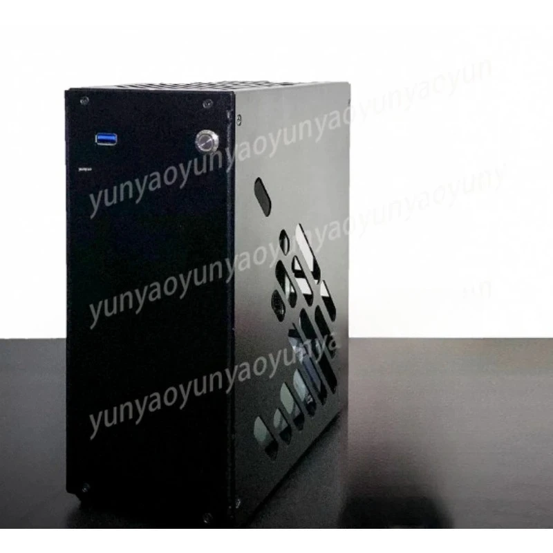 M34 K39 M24 미니 투명 ITX 케이스 A4 케이스 1U PSU 휴대용 HT..