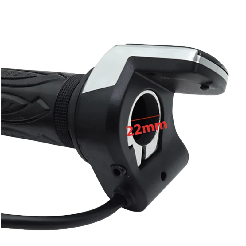 Electric Bike Twist Grip Throttle with LCD Battery Display and Power Indicator
