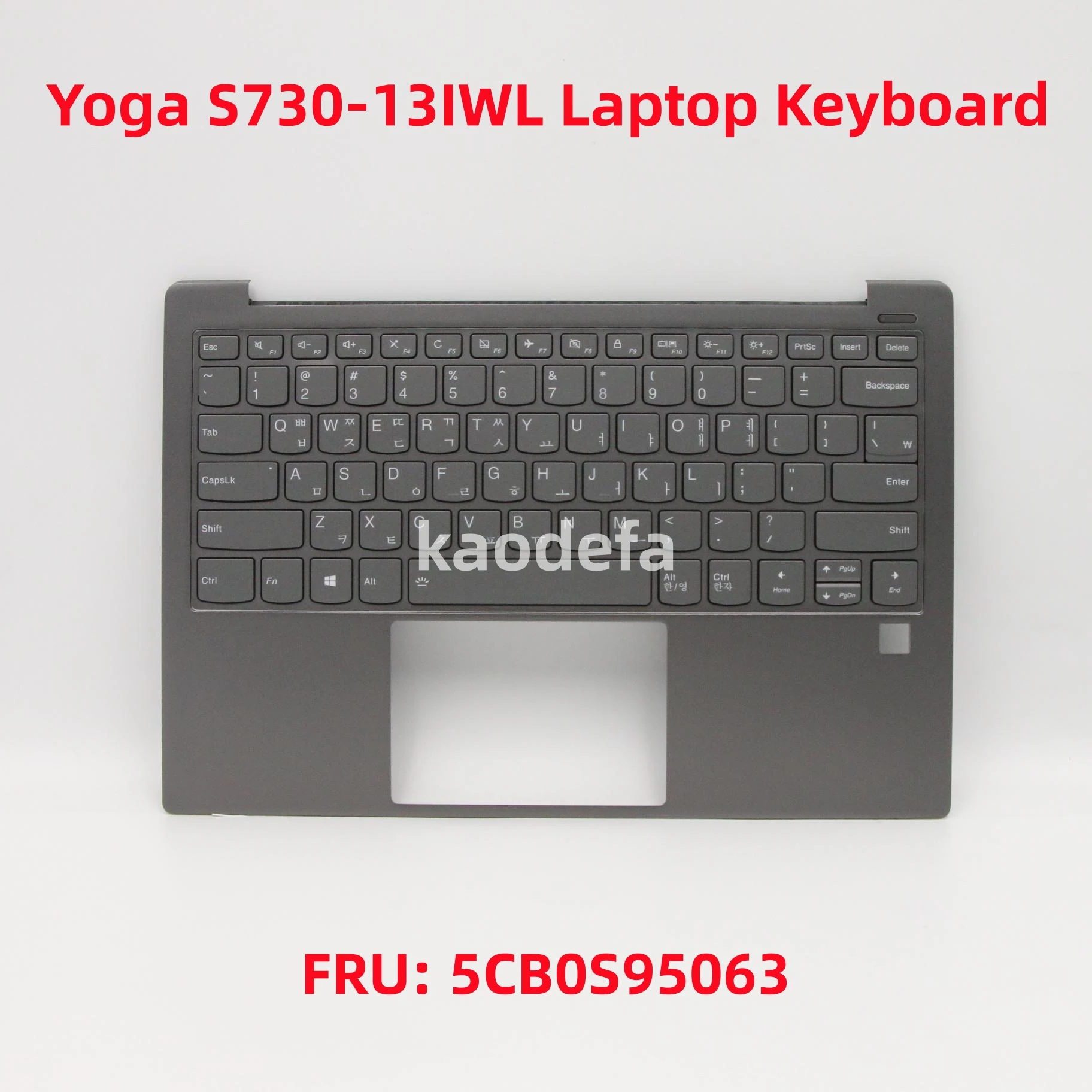 

For Lenovo Yoga S730-13IWL / Yoga S730-13IML Laptop Keyboard FRU: 5CB0S95063