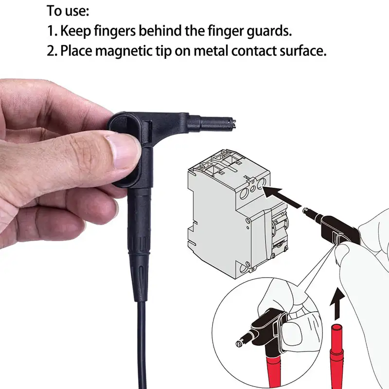 5PCS/2PCS/3PCS Magnetic Test Probe, Back Probe, Suitable For Quick Linking Of Digital Multimeters And Megohmmeters image 4