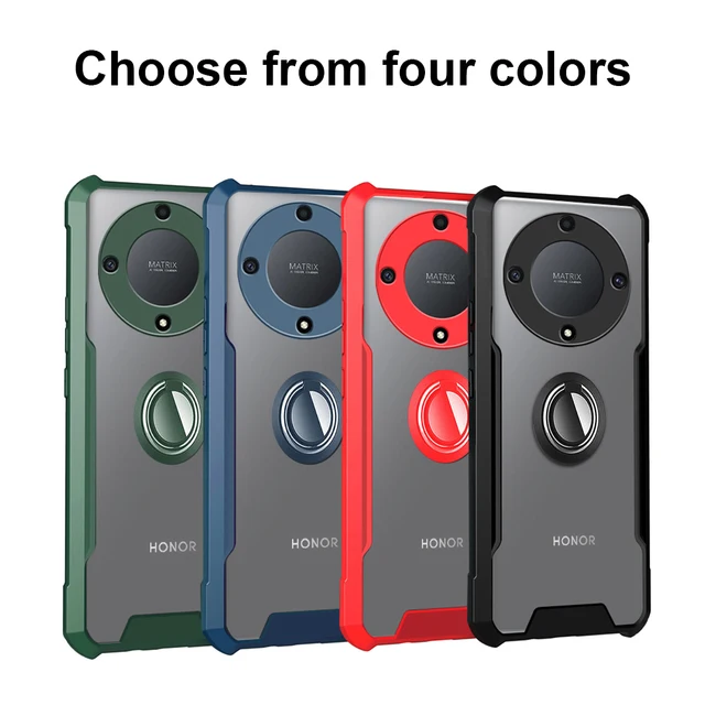 아너 X9a에 대한 프리미엄 보호 및 편리함을 제공하는 투명 아크릴 TPU 소프트 프레임 전화 커버