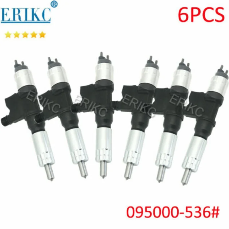 

6PCS Diesel Injector 095000-5361 for Denso Isuzu 7.8L Engine Model 6HK1 Vehicle