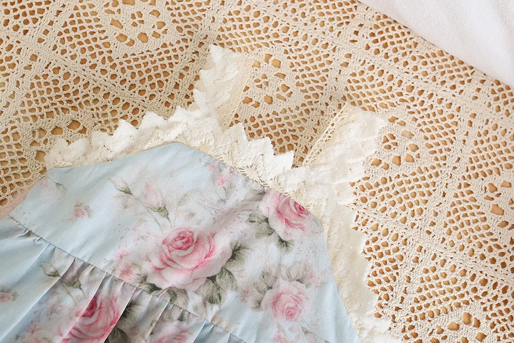 Baby Girls Lace Camisole One Piece Bodysuit