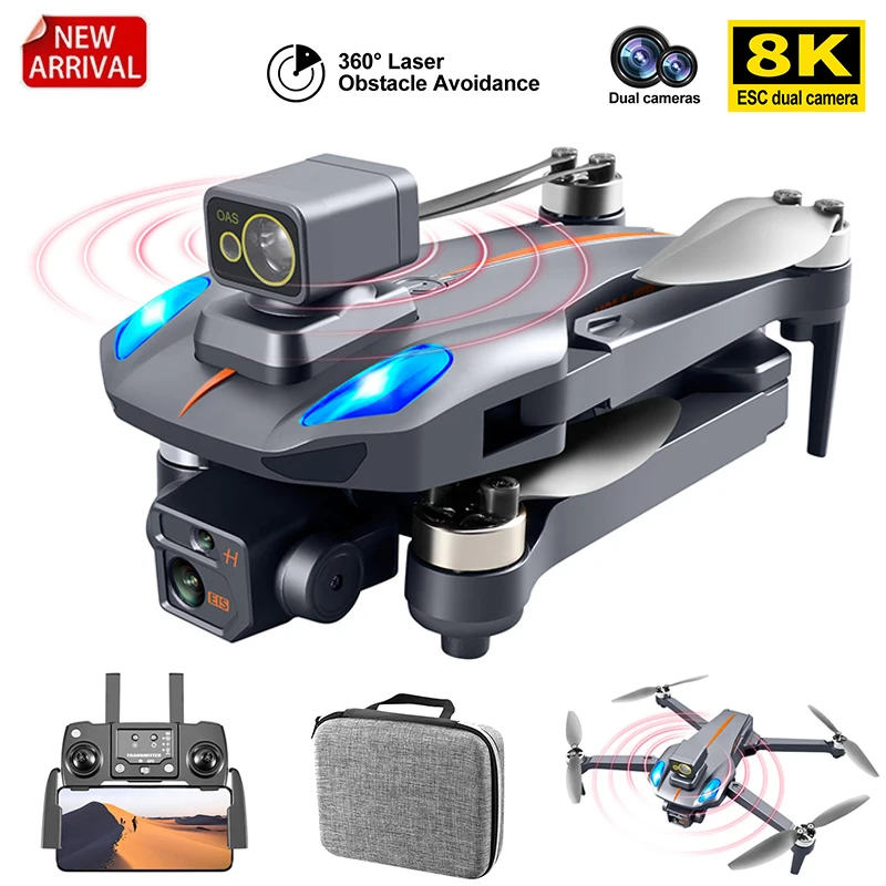 

K911 MAX GPS Drone 4K Professional Obstacle Avoidance 8K DualHD Camera Brushless Motor Foldable Quadcopter RC Distance 1200M