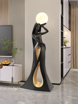 Elegant Lady Floor Statue 1